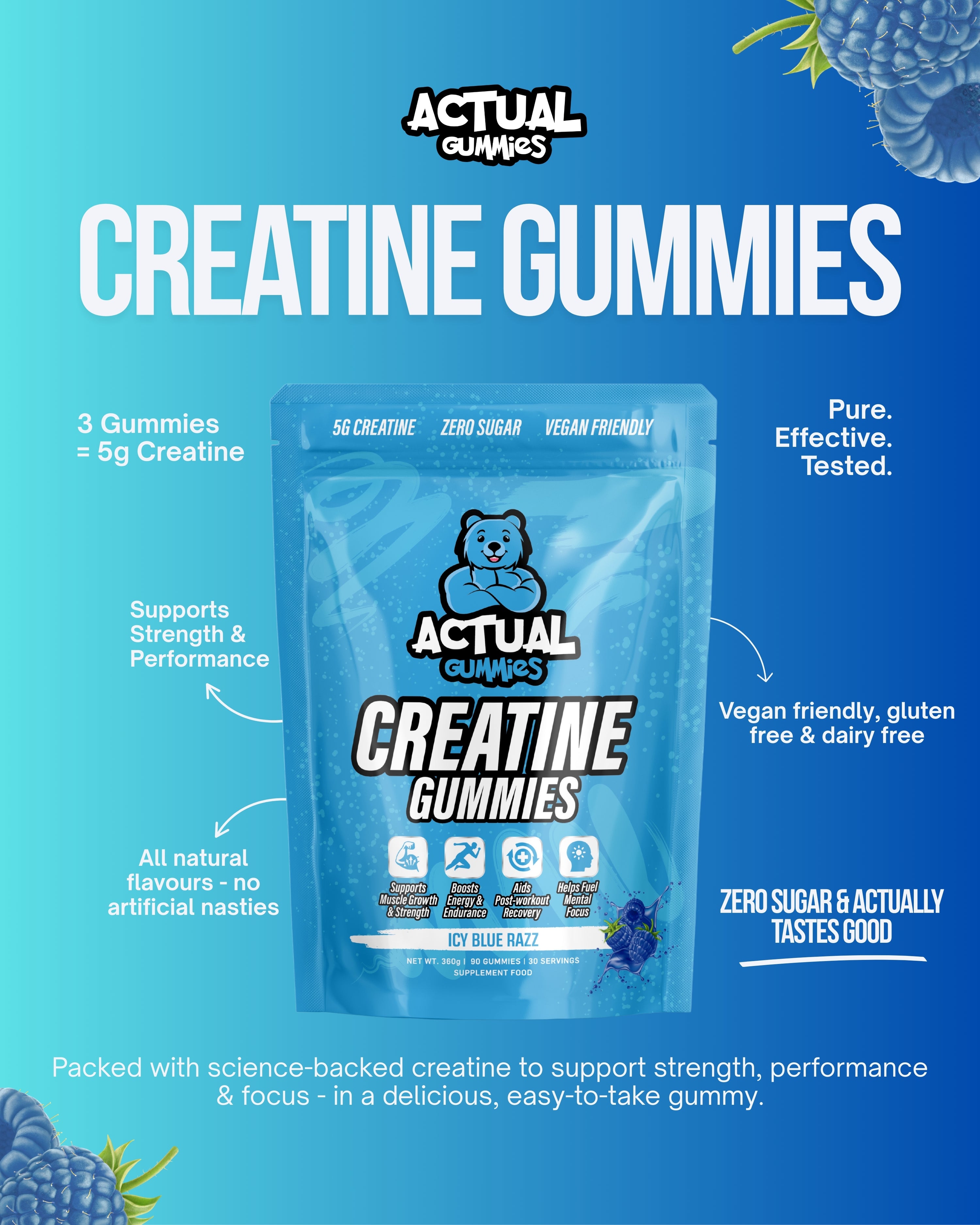 Creatine Gummies (2 PACK)